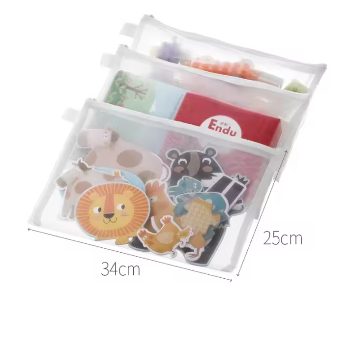 Bolsa de Almacenamiento de Juguetes Transparente Paquete de Bloques de Construcción - 1