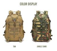 Mochila táctica reflectante de camuflaje Molle para exteriores, bolsa de asalto, senderismo, Camping, caza, equitación, 40L - details 12