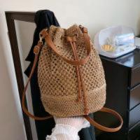Bolso de Verano para Mujeres Bolso de Hombro de Paja Bolsa Top Mate de Ratán Bolso de Mano Casual de Raffia Crochet Bolso de Playa - details 16