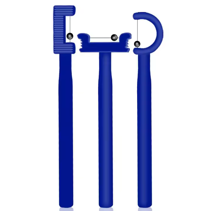 Herramienta de entrenamiento de músculos de la boca, lengua y boca, flexibilidad, ejercicio Oral, punta de la lengua, nuevo, 3 piezas - 1