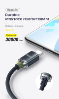 -Cable de carga rápida de 120W, Cable de datos tipo C de 6A, supercarga de doble motor, Compatible con Cable cargador de datos de 100W/66W/40W - details 5