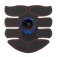 Estimulador abdominal Fiess ABS parches de entrenamiento de brazo instrumento de ejercicio muscular carga USB hogar hombres - details 1