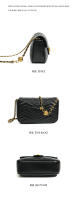 Nuevo bolso de mujer de piel de vaca de primera capa, bolso cuadrado pequeño de mensajero con cadena, ligero, de lujo, de alta gama, de viaje, de cuero genuino. - details 16