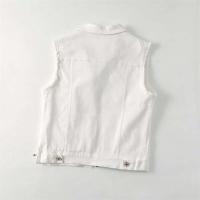 Chaleco Denim Retro para Mujer Chaleco Corto sin Mangas, Moda Casual al Aire Libre, Novedad de Primavera 2024 - details 4