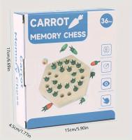 Juguete de Ajedrez de memoria a juego de zanahoria para niños, lógica de pensamiento de entrenamiento, juego de mesa de clasificación de cognición de Color - details 7