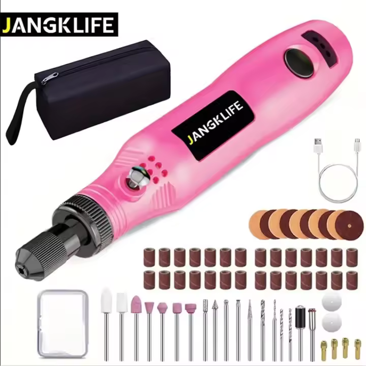 Herramienta Inalámbrica de Rotación USB para Trabajos en Madera y Joyería Mini Taladro Inalámbrico para Metal y Vidrio Kit de Rotación DIY - 1