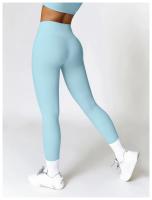 Mallas de Yoga de cintura alta para mujer, pantalones de secado rápido para ejercicio físico, ropa deportiva para gimnasio - details 16