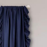 Cortinas de Estilo Princesa Nórdica con Flecos Decorativas en Color Sólido para Sala de Estar Dormitorio Material de Poliéster 100% Tema Romántico Cortinas Lavables de Largo 260cm y Más - details 34