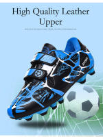 Zapatos de fútbol de la sociedad TF/FG para niños, botas de fútbol escolar, tacos de hierba, zapatillas de fútbol para niño y niña, zapatos de entrenamiento de Futsal al aire libre - details 4
