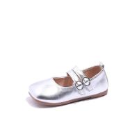 Zapatos de cuero para niños, calzado informal de Color sólido dorado y plateado, a la moda, para primavera y otoño - details 14
