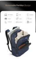 Mochila de viaje con garantía de vida para hombre, bolsa para ordenador portátil de 15,6 pulgadas, impermeable, esc - details 6