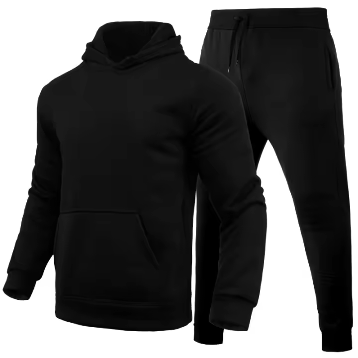 Sudaderas con capucha de lana para hombre y mujer, tres sudaderas de color liso - 1
