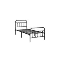 Cama Hierro para colchón de 90 x 200 cm Cama Metálica Cama Individual Industrial Estructura Metal Blanco - details 10