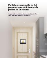 Mirilla inteligente remoto monitor Timbre inalámbrico exterior impermeable con camara - details 10