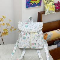 Nueva mochila Kawaii con volantes, bonita mochila con cordón para exteriores, mochila de viaje informal dulce para niñas - details 14