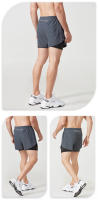 Pantalones de Carrera para Hombres Secado Rápido Doble Capa Negro Ideal para Fitness y Entrenamiento de Bodybuilding - details 7