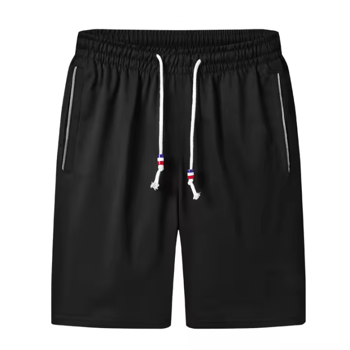 Pantalones Cortos Deportivos de Verano 2024 para Hombres Pantalones Cortos de Moda Frescos y Sueltos de Poliéster - 1