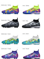 Botas de fútbol FG/TF para hombre, zapatos de fútbol para niños, tacos de entrenamiento antideslizantes para hierba, zapatillas de fútbol, calzado deportivo Unisex - details 5