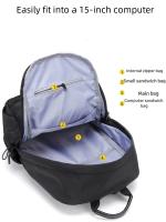 Mochila de gran capacidad para hombre, bolsa de viaje de negocios, ideal para estudiantes - details 4