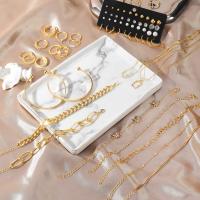 Juego de joyería chapada en oro de 36 piezas con 4 collares, 11 pulseras, 7 pendientes, 14 anillos de nudillos para mujeres y niñas, regalo de amistad, aniversario de San Valentín, cumpleaños - details 7