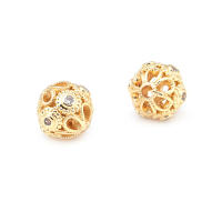 Cuentas de Espaciador de Barril de Brass Dorado de 18K Accesorios de Joyería DIY para Mujeres - details 22