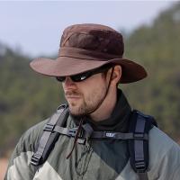 Sombrero de pescador de malla de nailon informal, gorra de senderismo portátil con protección UV de secado rápido, sombrero de cubo plegable suave impermeable para hombre y mujer - details 10