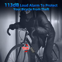 Wsdcam Alarma de Bicicleta Anti-Robo Activada por Vibración Remota Sirena Inalámbrica de 113dB - details 2