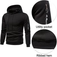 Conjunto Deportivo de Dos Piezas para Hombres Sudadera Táctica de Capucha y Pantalones de Fitness Cálido y Transpirable Estilo Casual de Jogging - details 6