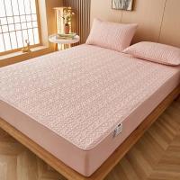 Funda de colchón acolchada suave de algodón puro, Protector de almohadilla de cama personalizado, antibacteriano, tamaño King, no incluye funda de almohada - details 26
