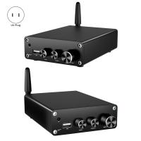 AMPLIFICADOR DE POTENCIA Digital TPA3116, dispositivo HiFi estéreo con Bluetooth 5,3, decodificador USB, 50W + 50W, enchufe estadounidense, B - details 2