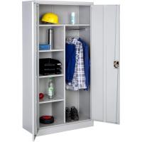 Armario de Archivado de Metal para Oficina 6 Cajones, Barra, Puertas Bloqueables, Acero de Calidad, Mueble de Oficina, Candado de Seguridad, Estanterías Metálicas 180x80x40cm Gris - details 11