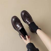 Mocasines de Plataforma de Estilo Británico Zapatos Perezosos para Mujer de Un Pedal - details 6