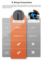 Gtmedia Pegatina de TV Android 4K GD1 Reproductor de Medios en Red con Amlogic S905Y4 2G DDR4 16GB Certificado WiFi Disponible en China - details 0