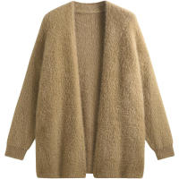 Suéter de lana suave para mujer, tejido, camiseta gruesa, terciopelo de visón, leche, Fufu, nuevo estilo, otoño e invierno - details 4