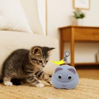 Juguete interactivo recargable para gatos, ejercicio de masticación eléctrica, ratones móviles eléctricos, juguete inteligente de plástico, dispositivo automático para provocar gatos - details 6