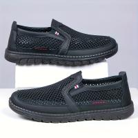 Zapatos casuales sin cordones para hombre, antideslizantes, transpirables, para todas las estaciones, caminar al aire libre, acampar, pescar, todas las estaciones, cómodos y duraderos - details 5