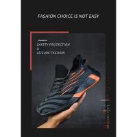 Zapatos de seguridad para el trabajo para hombre, zapatillas de trabajo antipinchazos, zapatos de trabajo indestructibles para hombre, botas ligeras para hombre, botas de seguridad - details 6