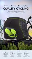 Shorts de Ciclismo Transpirables y de Secado Rápido para Hombres con Acolchado de Silicona, Tela Antidesgarro y Absorbente de Humedad para Deportes al Aire Libre, Senderismo y Entrenamiento - , Shorts de Ciclista - details 0