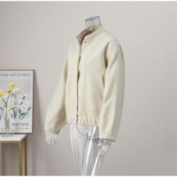 TRAFZA-abrigo liso elegante para mujer, chaqueta Bomber de manga larga con bolsillos y botones, ropa de calle informal holgada, 2023 - details 15