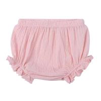 Pantalones cortos de verano para niñas, bombachos de algodón suave y lino, Color sólido, 6 a 24 meses, novedad de 2025 - details 3