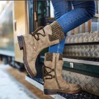 Mujer Otoño Invierno pisos botas martin botas casuales zapatos - details 4