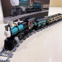 BRO1 locomotora CN5700 GWR Steam Train Railway Express, bloques de construcción modulares, modelo técnico, juguetes para niños - details 4