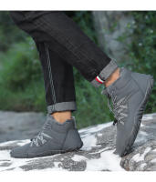Nuevo Zapatos de senderismo al aire libre para hombres y mujeres, además de botas de nieve cálidas de terciopelo, zapatos gruesos de invierno - details 1