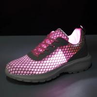 Zapatillas de deporte de moda de las mujeres ahuecadas hacia afuera ultra ligeras grandes de malla transpirable zapatos casuales de los zapatos de las mujeres - details 62