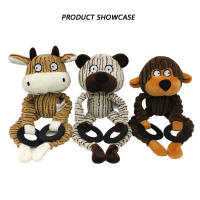 Muñeco Interactivo de Mascota de Dibujos Animados Sonidos Rápidos de Cachorro Corduroy Peluche de Mono Goma de Tres Colores Juguete de Res Oso - details 1