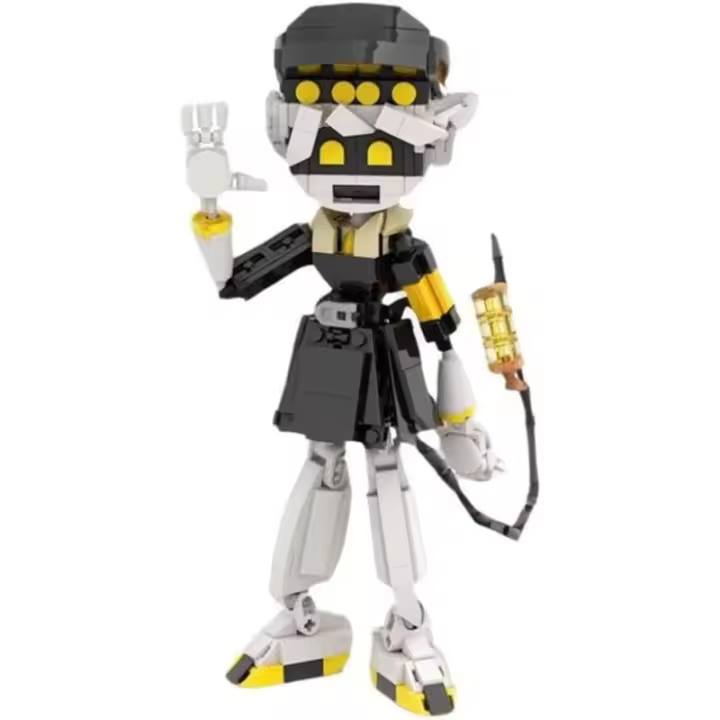 Juego de construcción de asesinato, Dron asesino de dibujos animados, bloques de construcción, figura de acción de animación coleccionable, 502 Uds. - 1