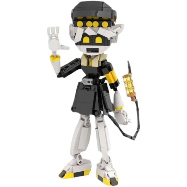 Juego de construcción de asesinato, Dron asesino de dibujos animados, bloques de construcción, figura de acción de animación coleccionable, 502 Uds. - 1