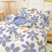 Juego de Cubierta de Edredón con Flores Moradas 3/4 Piezas en Rojo y Negro con Sábana Plana y Ropa de Cama de Lujo para Mujer y Niña - details 24