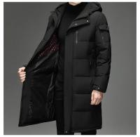 Chaquetas con capucha de plumón de pato blanco para hombre Parka impermeable gruesa y cálida de invierno para hombre Chaquetas de plumón Parka larga - details 6