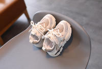 Zapatos Deportivos informales de cuero para niños y niñas, zapatillas de malla para correr, transpirables, suela suave - details 1